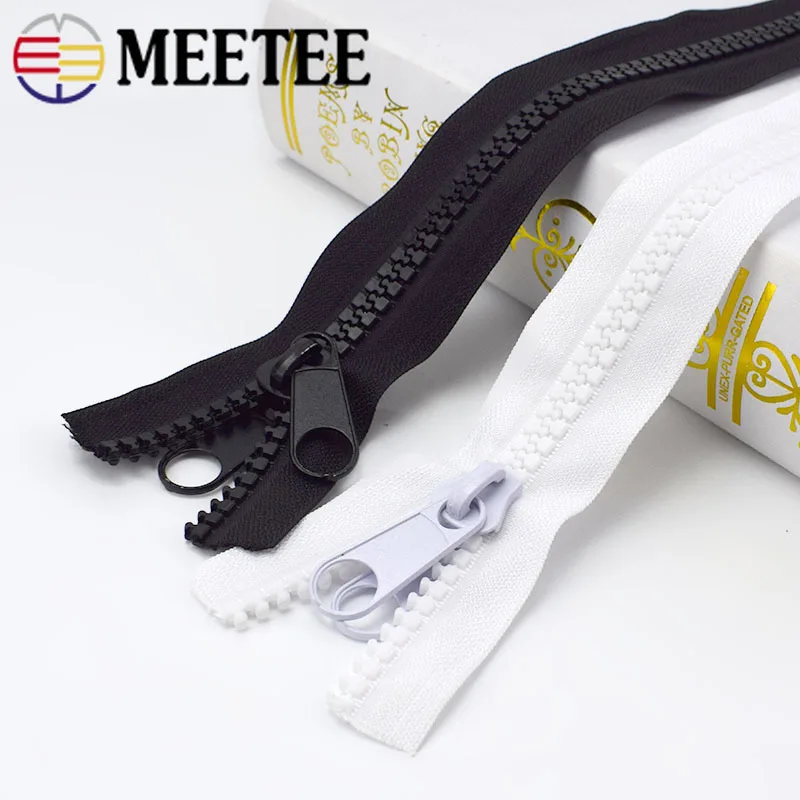Meetee 10# молния из смолы+ односторонний/двухсторонний оголовник Open-end для наружного путешествия палатка рюкзак DIY Швейные аксессуары AP671
