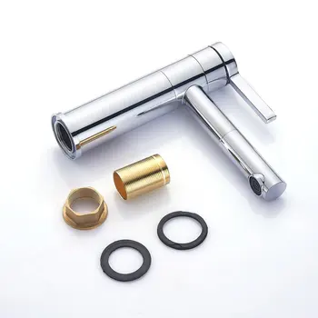 

5222 Full Copper Bathroom Counter Basin Rotating Faucet Hot And Cold Wash Basin Washbasin Household Faucet Splash Faucet