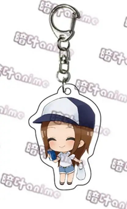 09 Аниме Teasing Master Takagi-san Takagi Nishikata Косплей двухсторонний акриловый брелок в виде фигуры брелок-подвеска подарки - Цвет: 09