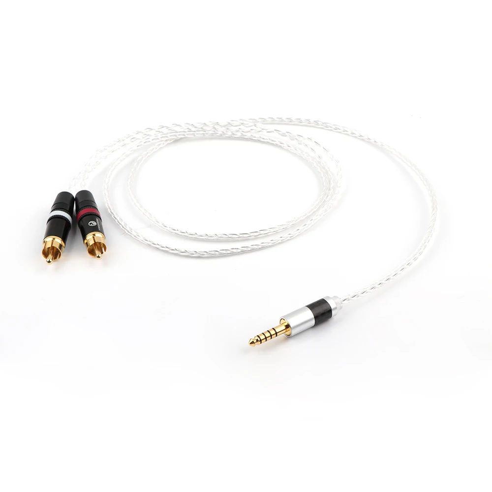 HIFI 4 4mm to 2 RCA Audio Cable WM1A 1Z PHA 1A 2A Z1R 4 4mm Upgrade Cable