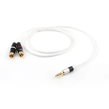 HIFI 4 4mm to 2 RCA Audio Cable WM1A 1Z PHA 1A 2A Z1R 4 4mm Upgrade Cable