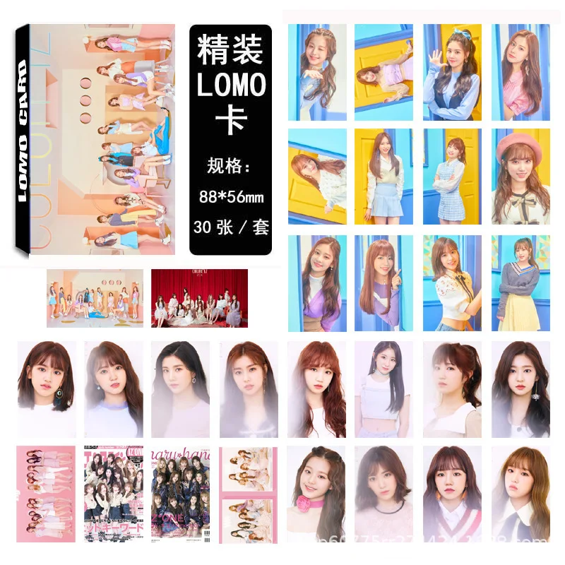 30 шт./компл. K-POP apink GFRIEND MAMAMOO Lomo открытки украшение самодельные фото карты с картинками веер подарочные украшения
