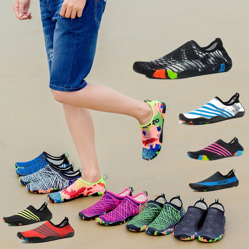 2019 Mens Womens Water Sports Aqua Shoes Beach Swim Surfing Non-Slip Beach Shoes 