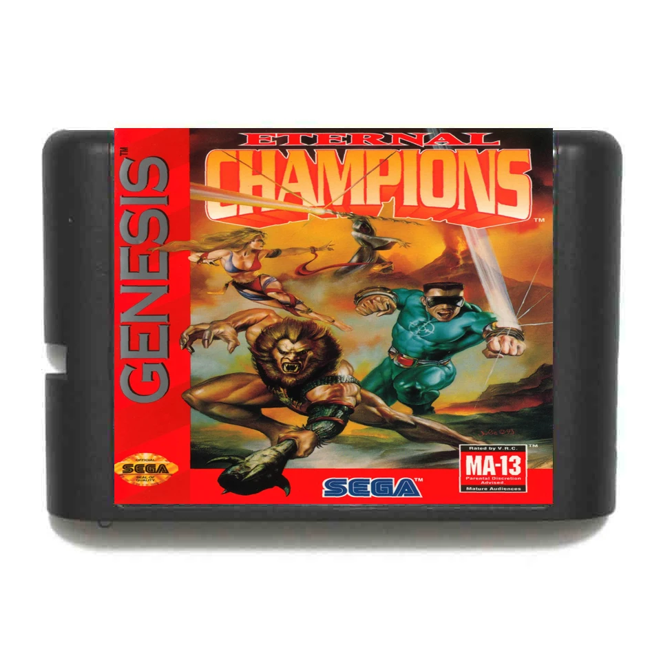 Вечная чемпионы NTSC-USA 16 бит MD карточная игра для Sega игры Mega Drive Genesis | Электроника