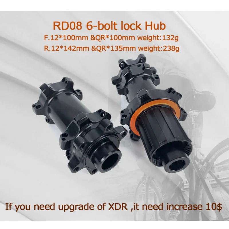 700C Road Disc Brake Carbon Wheelset Center Lock Or 6-bolt Lock Hub 30 35 38 45 47 50 55 60 88 UD RIM Clincher Tubular Tubeless