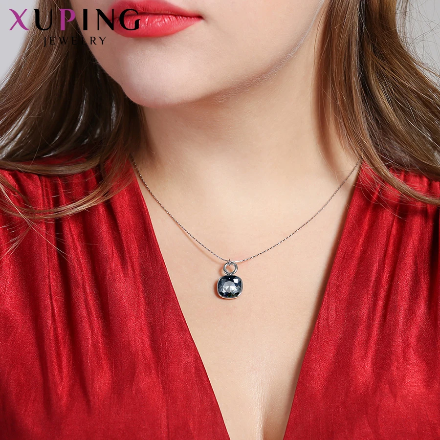 Xuping элегантный любовный узор кристаллы от Swarovski для женщин кулон романтический темперамент дамы подарки SS2-304