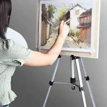 Цвет Алюминиевый сплав Выдвижная Складная портативная металлическая подставка для студентов и взрослых детей эскиз живопись художественный кронштейн тип