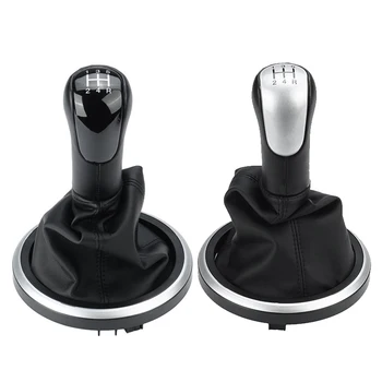 

Car 5-Speed Gear Shift Knob Shifter Lever Boot Cover for Ford Fiesta Fusion Transit Connect