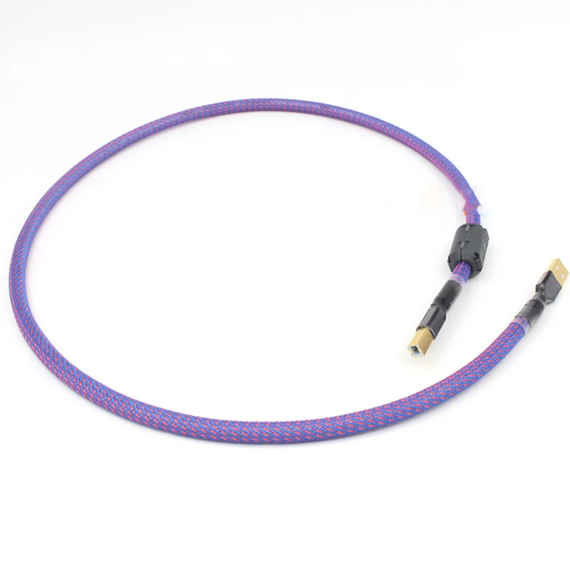 Кабель для передачи данных Hi-Fi QED 6N OCC OFC USB Type A/Type B аудио-видео кабель DAC компьютера