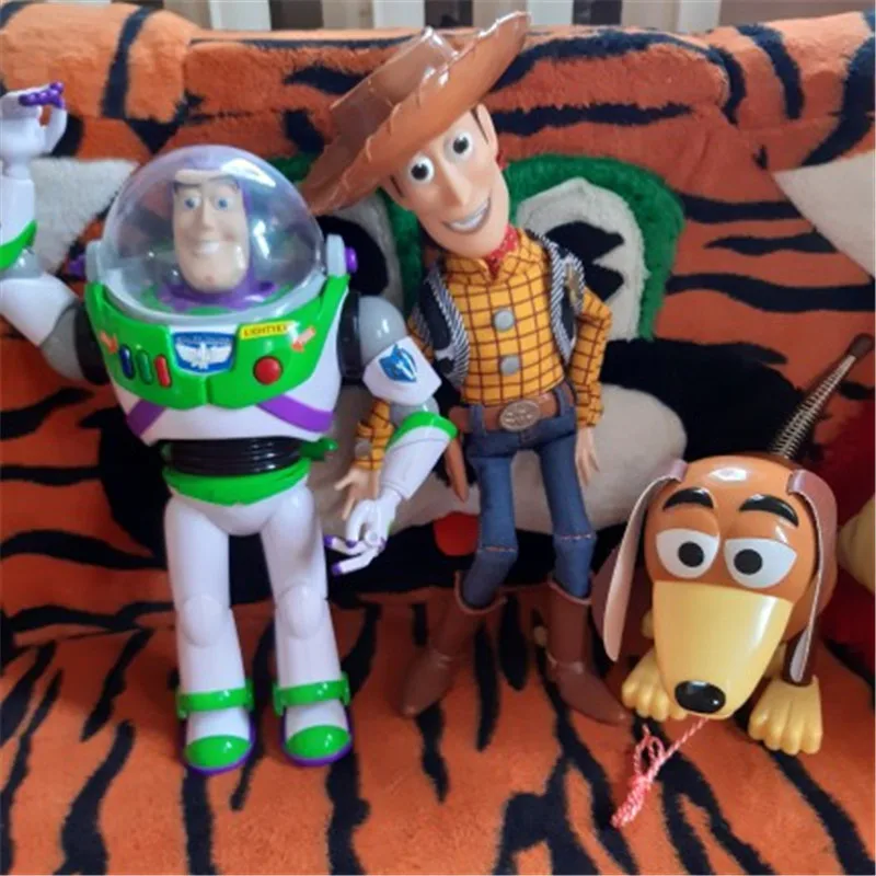 Skup 30CM zabawki historia rozmowy Buzz astral strażnik kosmosu drzewno Jessie Slinky pies akcja model figurki zabawka lalka urodziny prezent na boże narodzenie dla dzieci prezent