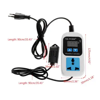 

Digital Humidity Controller Hygrostat Moisture Control Switch Socket 110V-220V