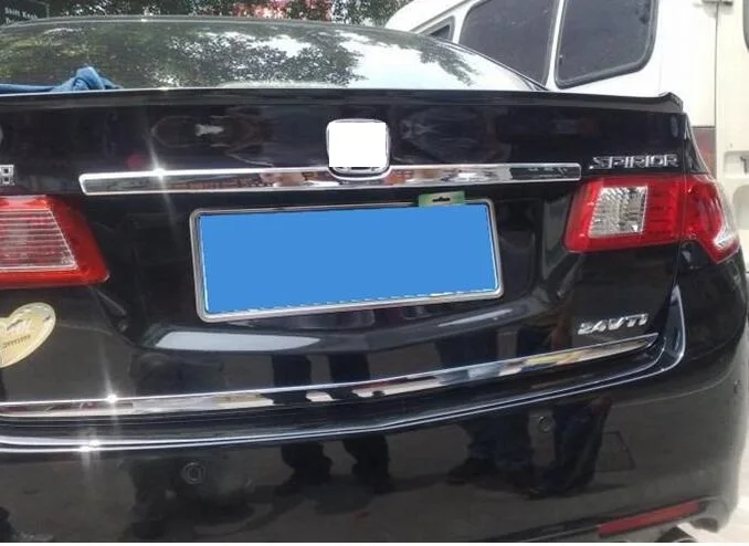 Capqx для Европы Accord Spirior Acura TSX 09-13 ABS хромированная, для задней двери палка отделка панели багажника облицовка капота покрытие яркая полоса