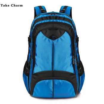 

2020 New School Student Backpack Men's Travel Bag Leisure Nylon Waterproof Camping Luggage Bag Mochila Junior Sports Bag
