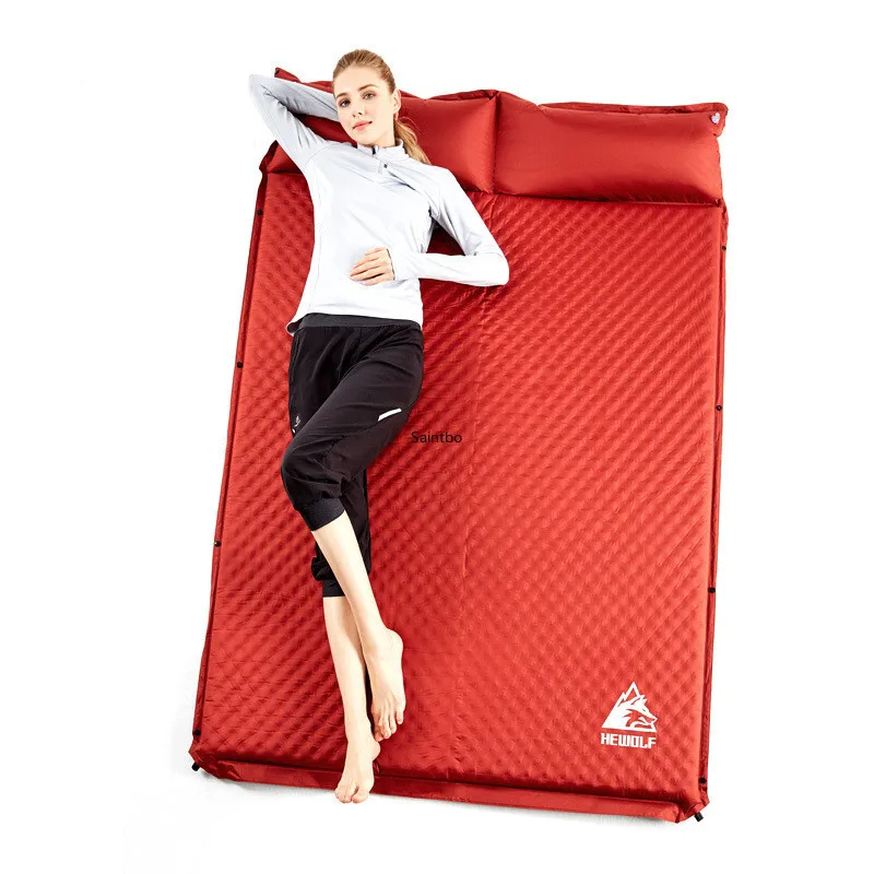 

Outdoor Pad 5cm Thick Automatic Inflatable Cushion Moisture-proof Mat Outdoor Tent Sleeping Mat Double Inflatable Bed Camping