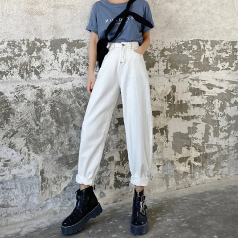 Woman Jeans High Waist Clothes Wide Leg Denim Clothing White Streetwear Vintage Quality 2020 Fashion Harajuku Straight Pants Woman Jeans High Waist Clothes Wide Leg Denim Clothing White Streetwear Vintage Quality 2020 Fashion Harajuku Straight Pants