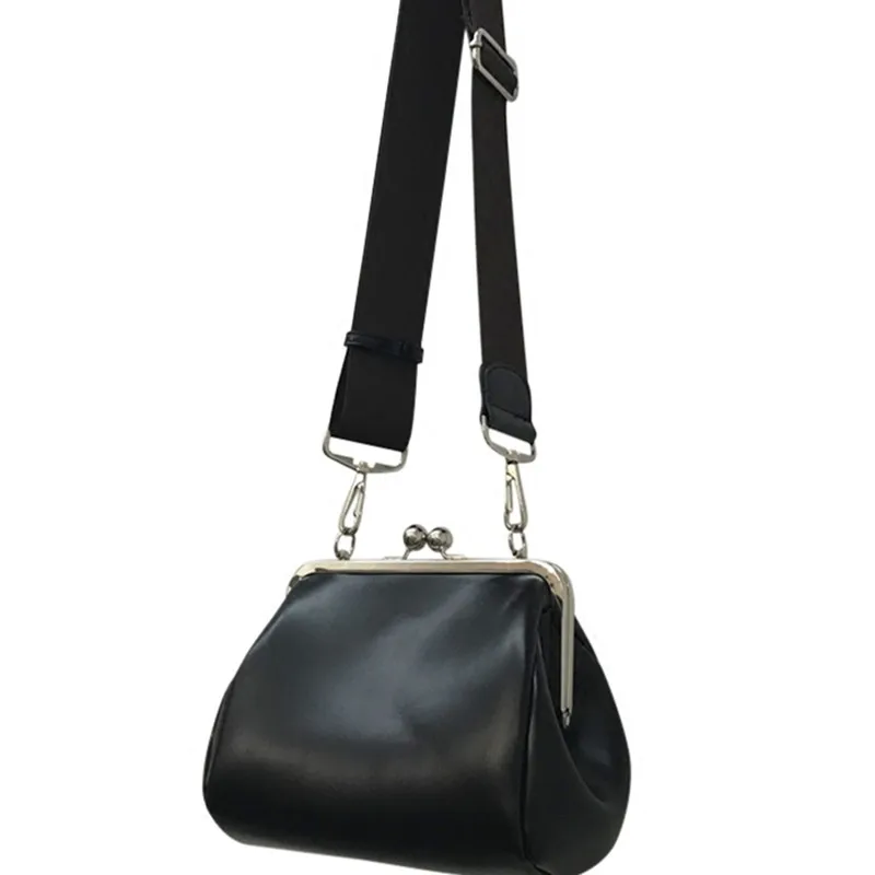 

Fashion Solid Color Pu Leather Clip Bags Chain Shoulder Crossbody Bags Casual Shoulder Messenger Bag Lady Handbags 2020