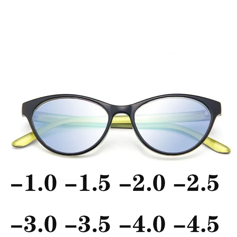 Женские очки с кошачьим оптическим дизайном, очки для близорукости по рецепту, очки с оправой, мощные очки