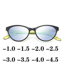 Женские очки с кошачьим оптическим дизайном, очки для близорукости по рецепту, очки с оправой, мощные очки