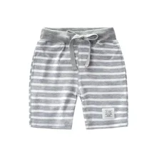 Детская одежда, новые летние товары, детские брюки, штаны для мальчиков, детские шорты в полоску, лайкра, INS