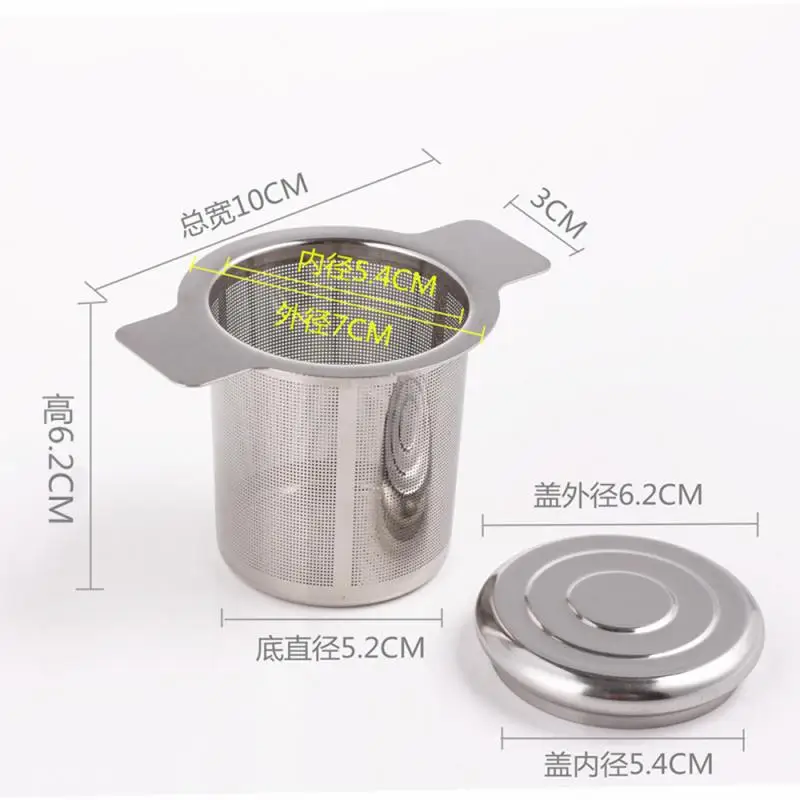1pc Tea leak filter Reusable filter leak Tea Strainer Teapot 304 Stainless Steel Loose Tea Leaf Spice Filter Kitchen accessories|Tea Strainers| - AliExpress