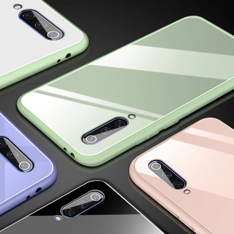 Тонкий мягкий чехол для Xiao mi Red mi Note 8 Pro 7 K20 mi 9T Pro 9 SE CC9E A3 Lite 8 CC9 чехол из закаленного стекла