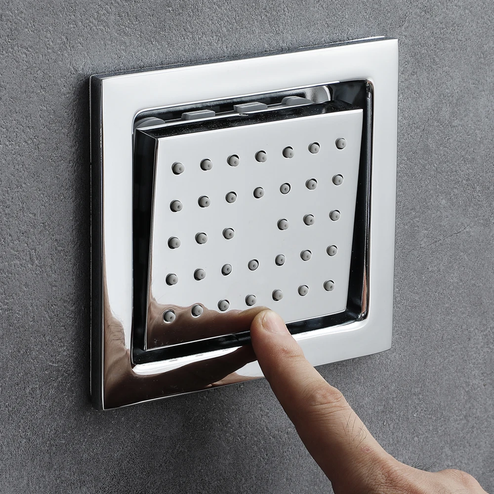 Luxurious Large 900&times;300mm Rain Shower Panel 6 Functions Shower System Thermostatic Bathroom Faucet Bath Tap LED Music Showerhead
