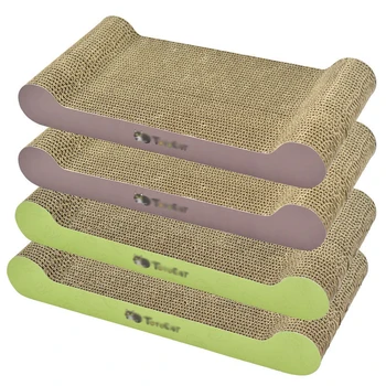 

New Pet Cat Scratch Board Corrugated Paper Grinder Wear-resistant Cat Toys Pet Supplies Kitten Mat Cat Scratcher Various Styles