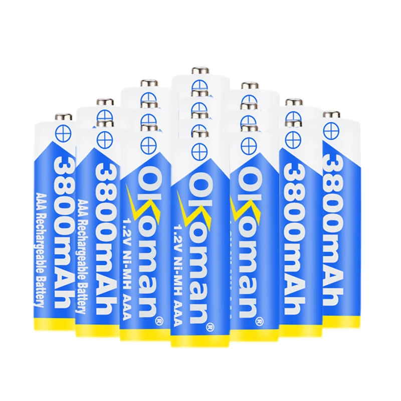 Бренд AAA батарея 3800mah 1,2 v Ni-MH AAA аккумуляторная батарея для дистанционного управления игрушечная лампа Batery