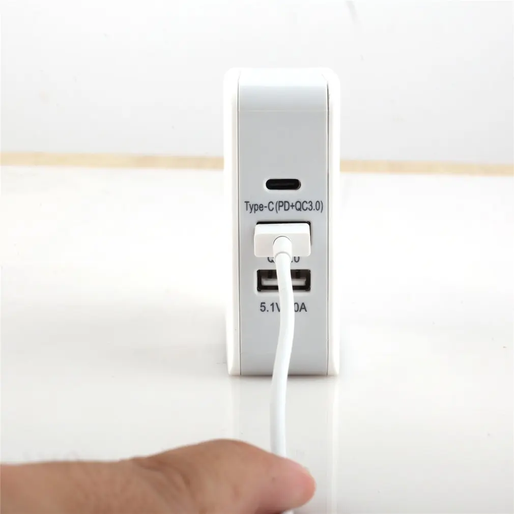 68W PD+QC3.0 Charger Quick Charge USB Charging Station Type-C Power Adapter Universal Mobile Phone Desktop
