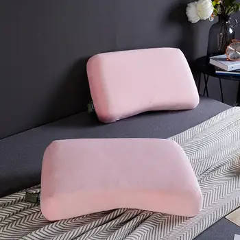 

56x38cm PurenLatex Thailand Natural Latex Pillow Orthopedic Neck Pillow Spine Protect Cervical Vertebrae Bedding Pillow