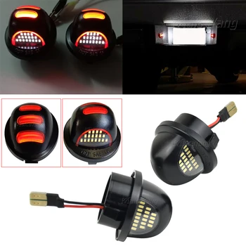 

White Red 18SMD LED Number License Plate Light for Ford F150 F-150 F-250 F-350 F-450 F 150 250 350 450 Auto Lamp 12V