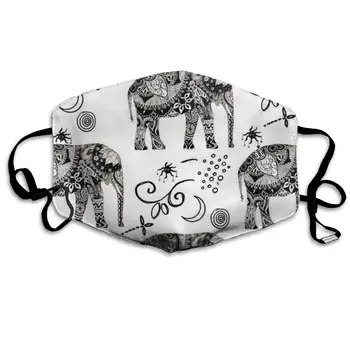 

NiYoung Women Men Breathable Anti-Dust Face Mouth Cover Mask Respirator, Protection Anti Pollution Warm Windproof Mask, Bohemian