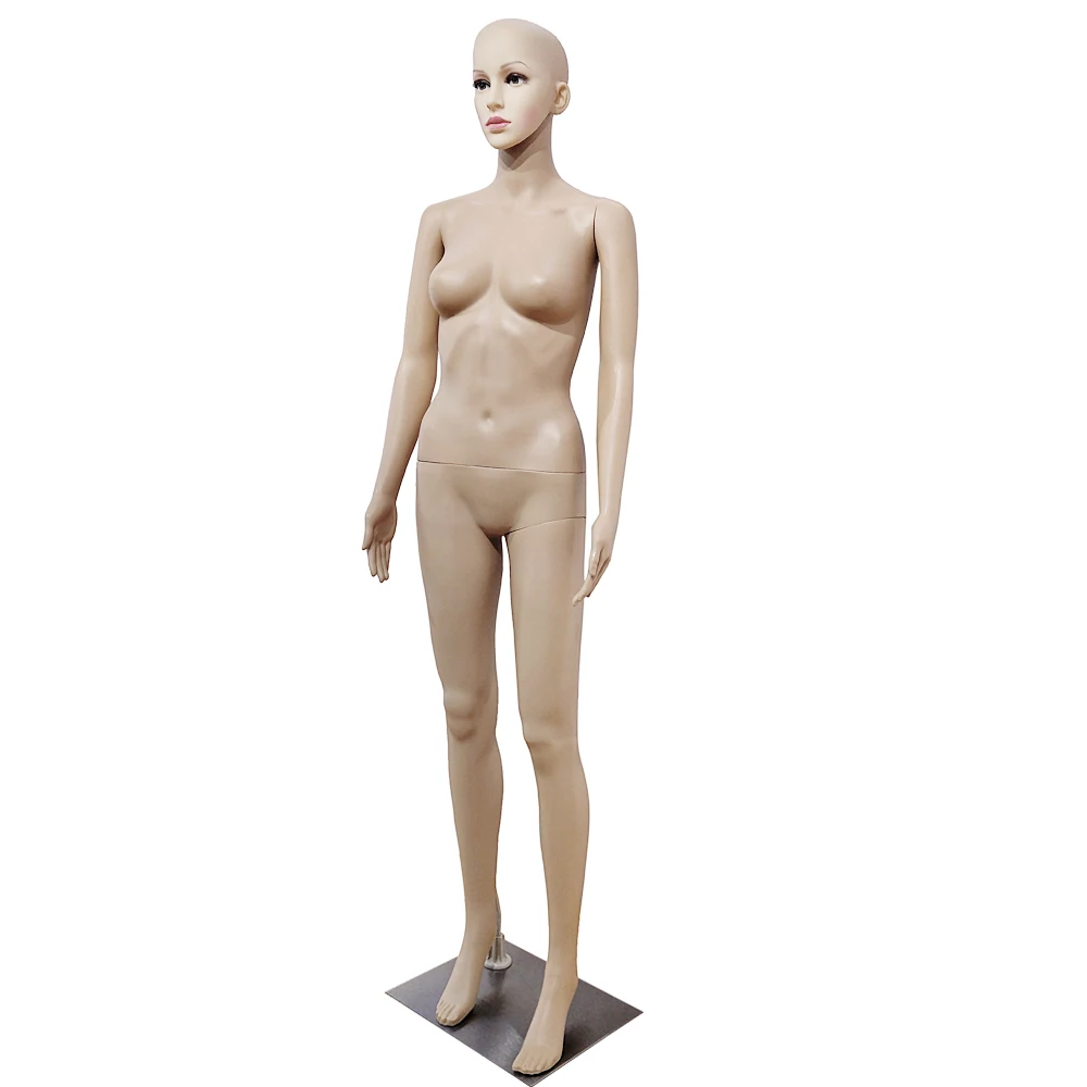 5.8 ft Female Mannequin Egghead Manikin with Metal Stand