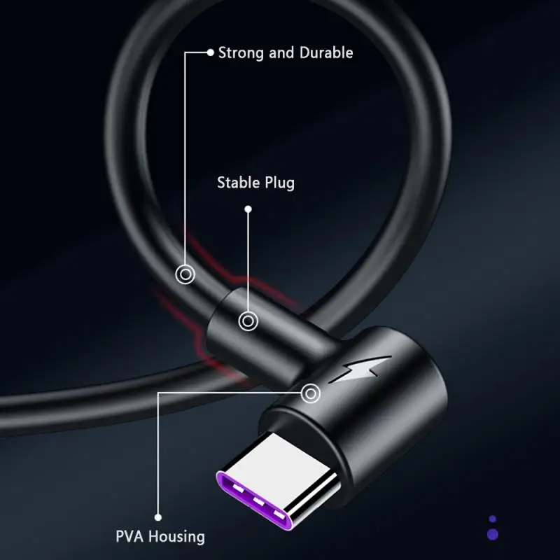 5A usb type-C кабель для huawei P30 L Тип быстрой зарядки type-C кабель для samsung Xiaomi USBC супер зарядное устройство