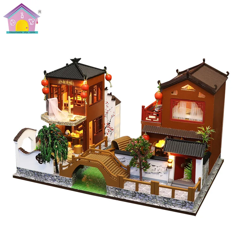 

Hongda DIY Handmade doll houses Building Model Creative Birthday Gift Doll House Toy Chinese-Style of Goods Manufacturers