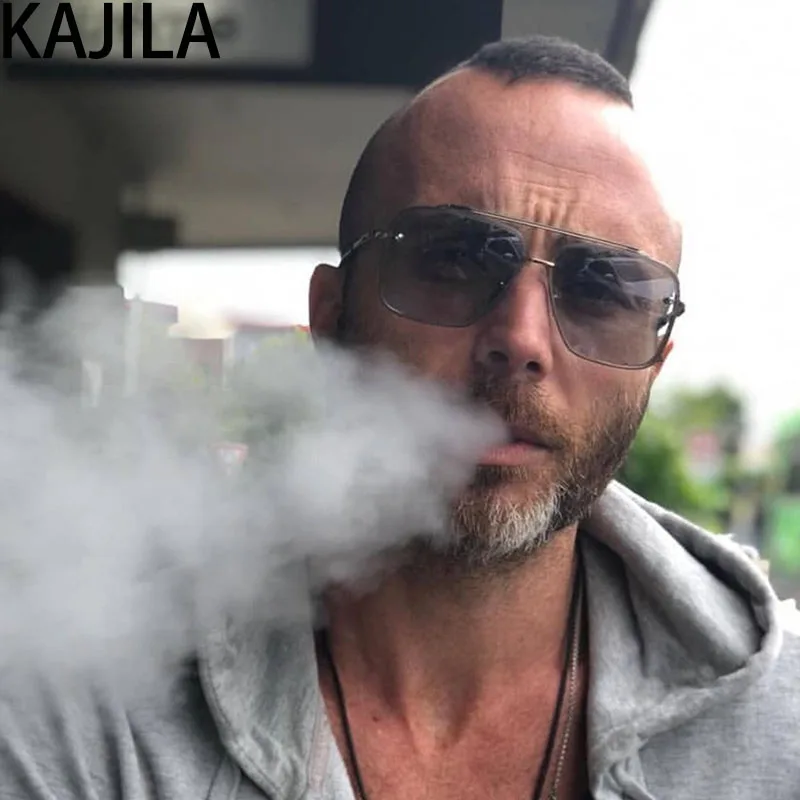 Очки солнцезащитные мужские и женские в ретро стиле с градиентной оправой |