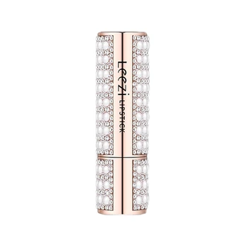 

Leezi Pearl Velvet Lipstick Moisturizing Easy to Color Lasting Makeup Three-Dimensional Plaid Lipstick -316