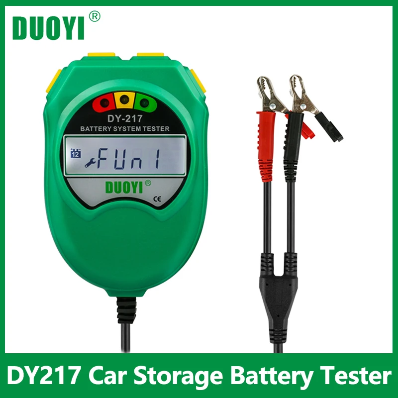 Тестер Аккумуляторов DUOYI DY217 9 18 в 6 12 В анализатор состояния здоровья