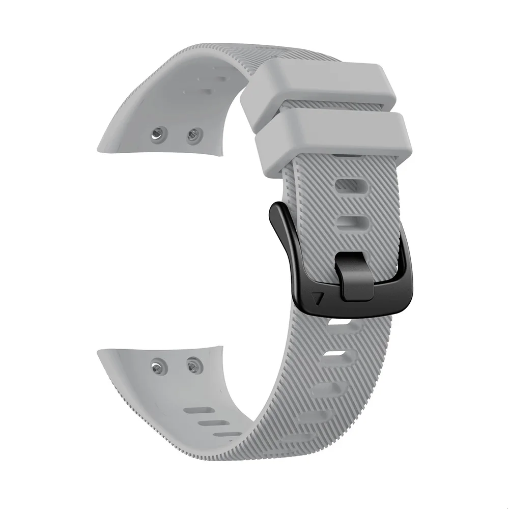 Gray Спортивный силиконовый сменный ремешок для Garmin forerunner 45 45 S, аксессуары для умных часов forerunner 45 45 S, чехлы для часов - Цвет: Gray