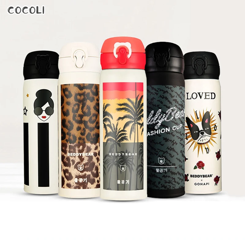 

New Design Stainless Steel Thermos Cups Insulated Tumbler Vacuum Flask Coffee Mugs Garrafa Termica Thermocup Travel Gifts Bottle