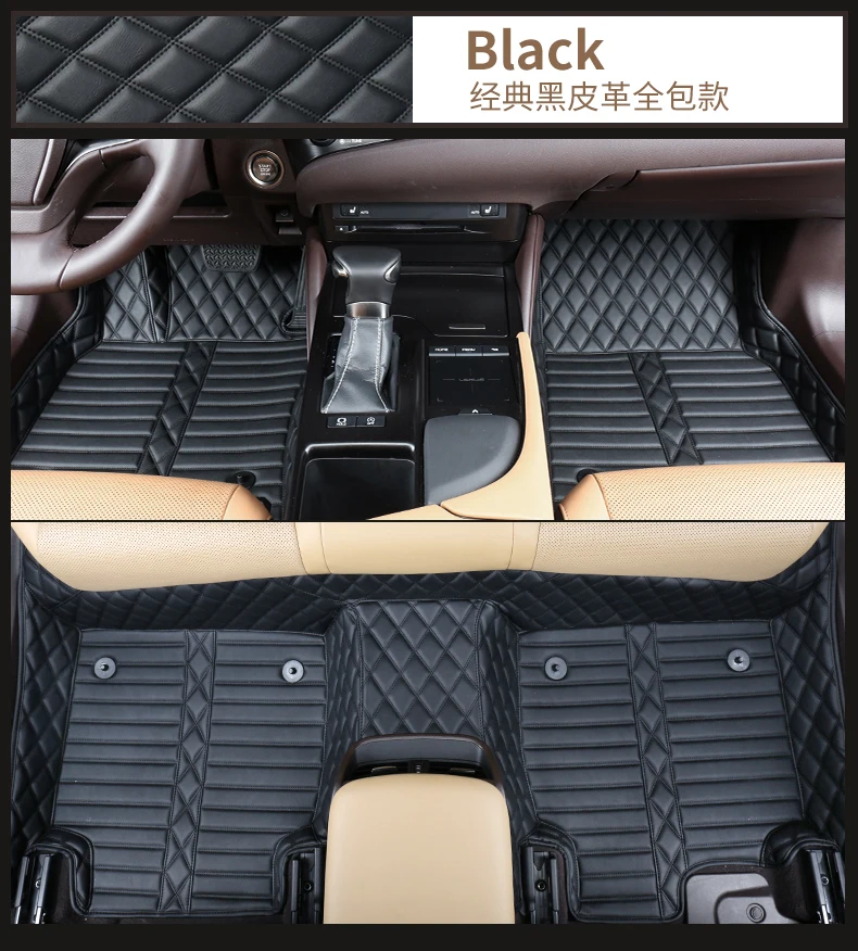 AiWins автомобильные коврики для Lexus ES200 ES260 ES300h противоскользящие ПУ кожаный ковер