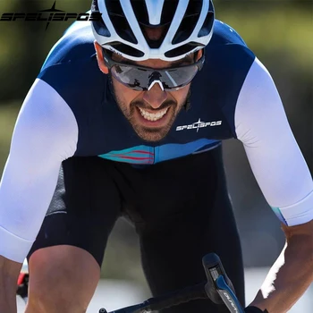 

SPELISPOS Cycling Jersey Set Men Short Sleeve Cycling Clothing Ropa De Hombre 2020 bicicleta Kit Mountain Maillot Bicycle Suit