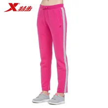 Xtep Женские трикотажные брюки, весенние уличные спортивные штаны для бега и бега, женские облегающие трендовые спортивные штаны для йоги 984328630940
