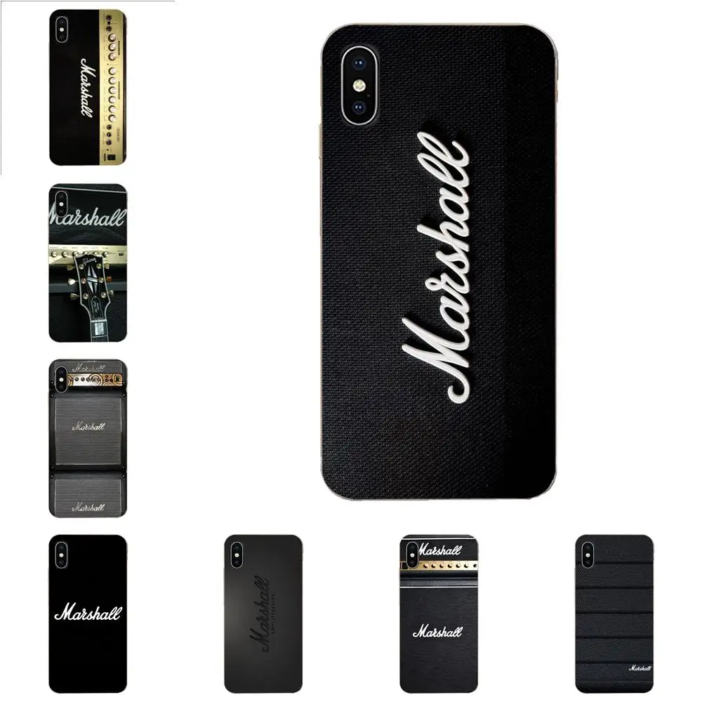 Marshall Electric Guitar Amp Amplifier Coque Shell For Apple iPhone 11 Pro X XS Max XR 4 4S 5 5C 5S SE 6 6S 7 8 Plus | Мобильные