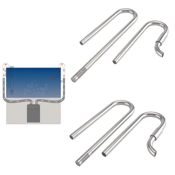 

Aquarium Degreasing Film Filter Barrel Inlet / Outlet Pipes Fish Tank Plant Flow