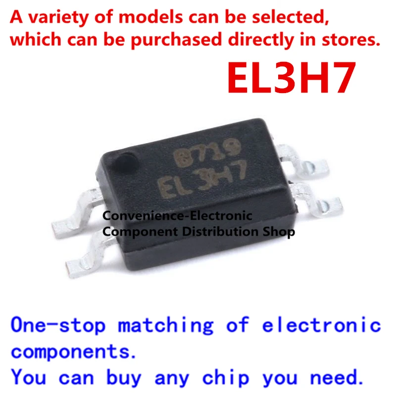 

10PCS/PACK 3H7 EL3H7 SOP-4 SOIC SMD high-speed coupled device