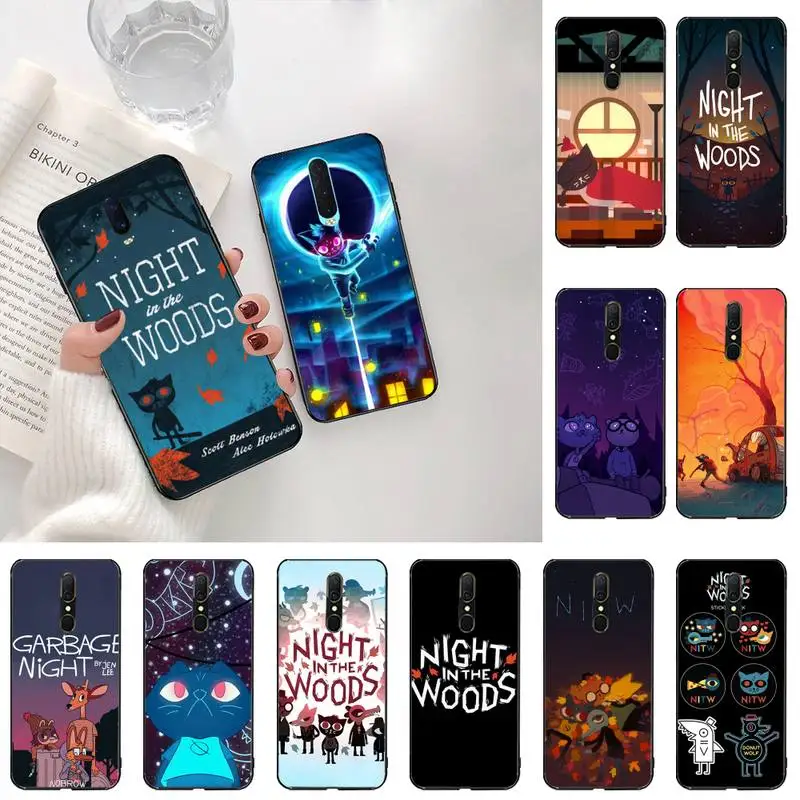 Night In The Woods Anime Cover Black Soft Shell Phone Case For Oppo A5 A9 2020 Reno2 Z Renoace 3pro Realme5pro Half Wrapped Cases Aliexpress