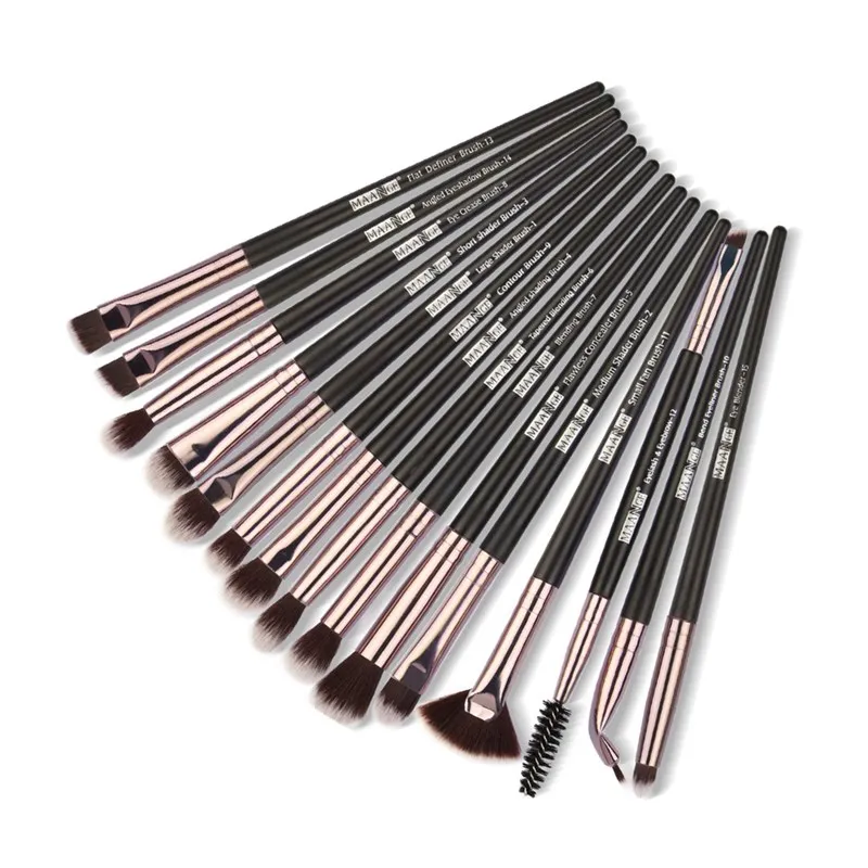 Private Label 15Pc Gold Cosmetic Make Up Brush Multi-functional Single Best Large Makeup Powder Blush No Logo | Красота и здоровье