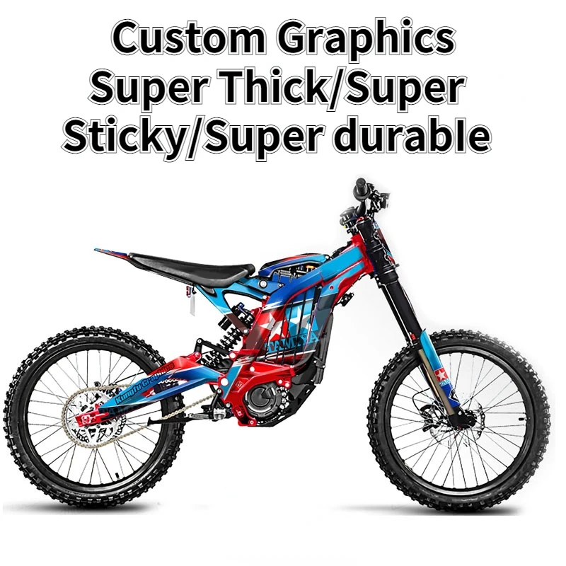 人気ファッションまとめランキング Sunrron用のカスタムステッカー 電気ビープオフロードバイク装飾 粘着性 防湿性 厚さsur Ron 新春福袋 Officenterchile Com