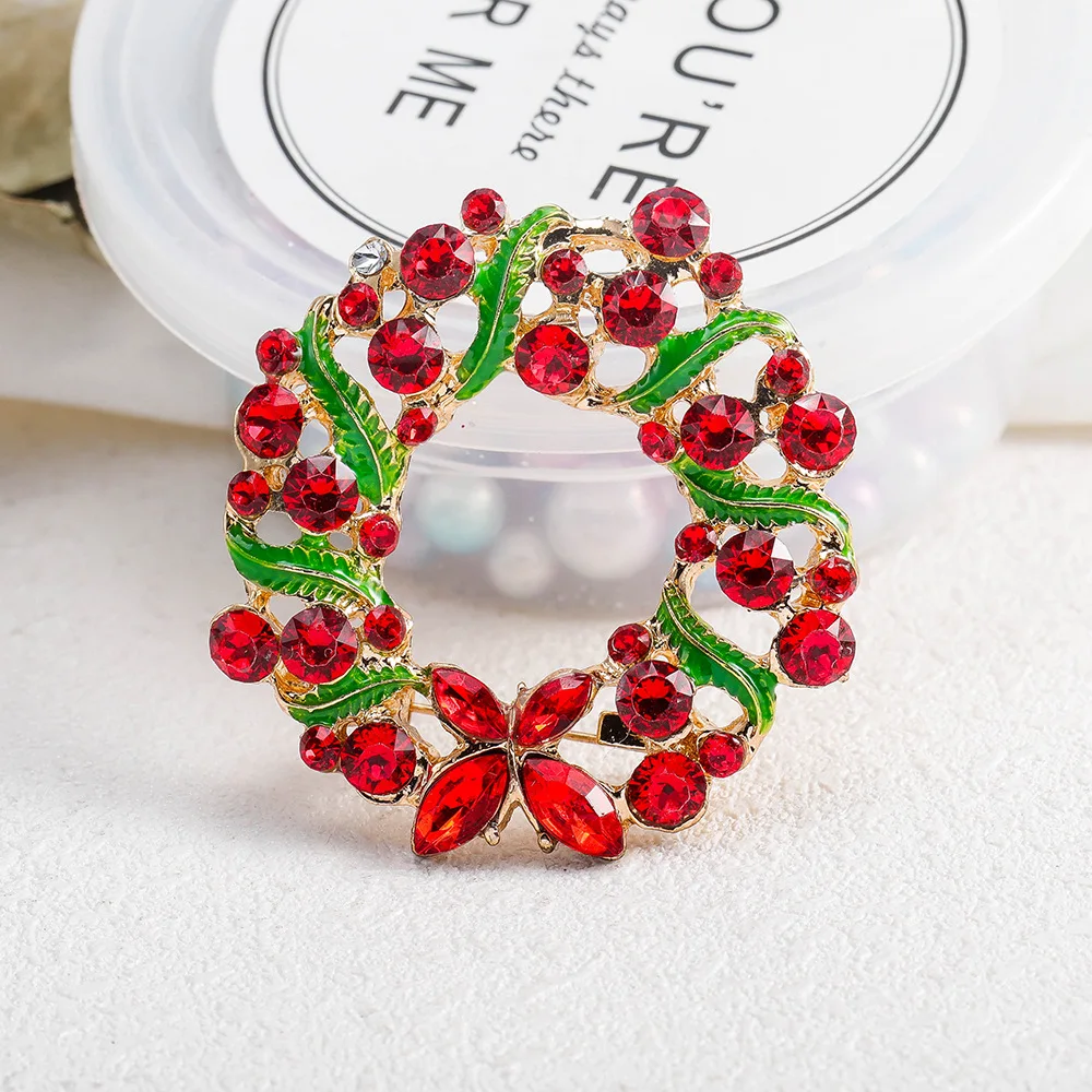 Hot Sales Women's Cool Christmas Candy Modeling Brooch New Style Selection Alloy Environmentally Friendly Maintains Color Access